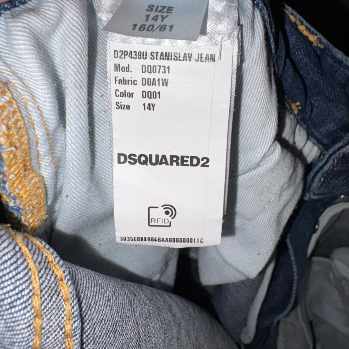 Blå jeansbyxor från Dsquared2 - 4