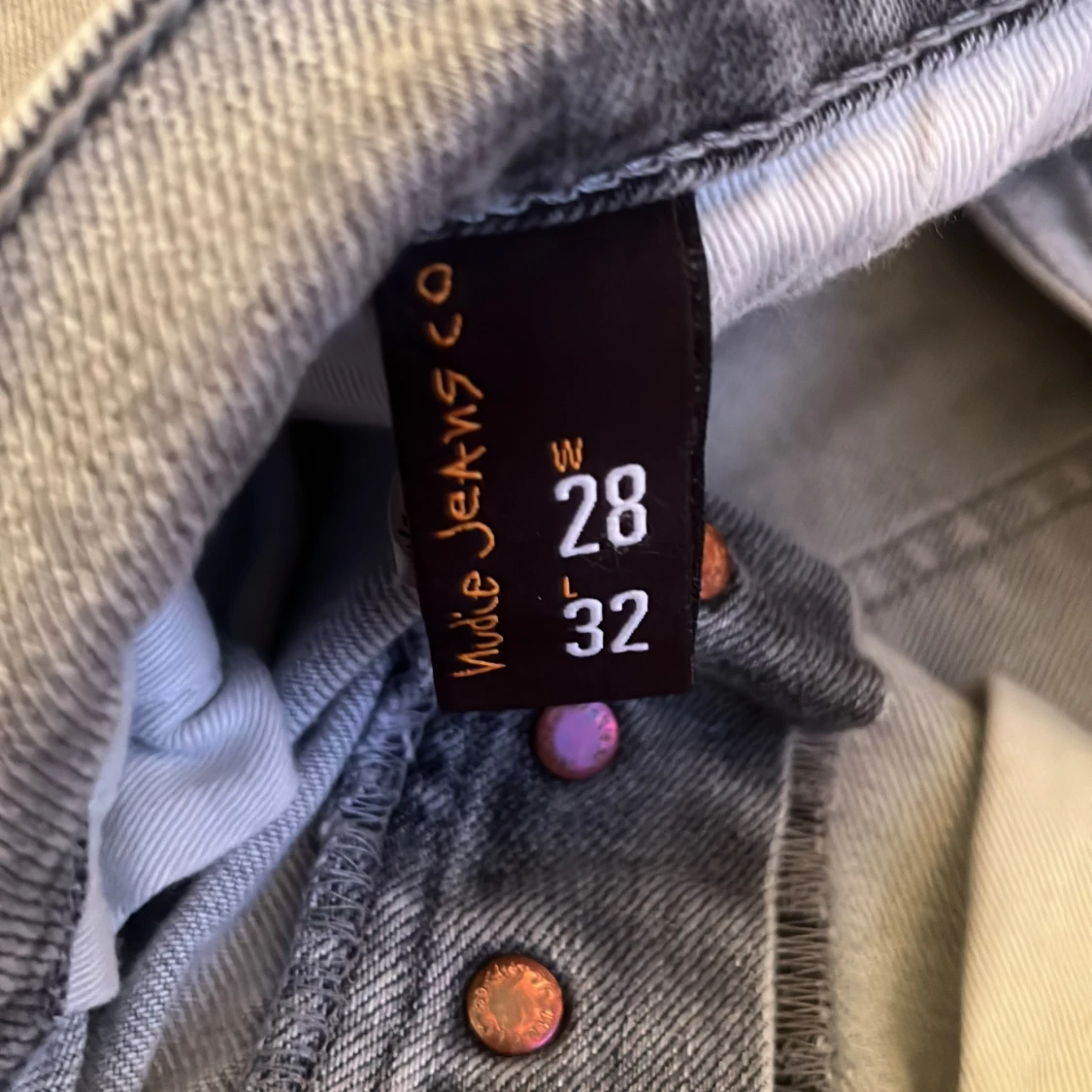 Ljusgrå jeans från Nudie Jeans - 2