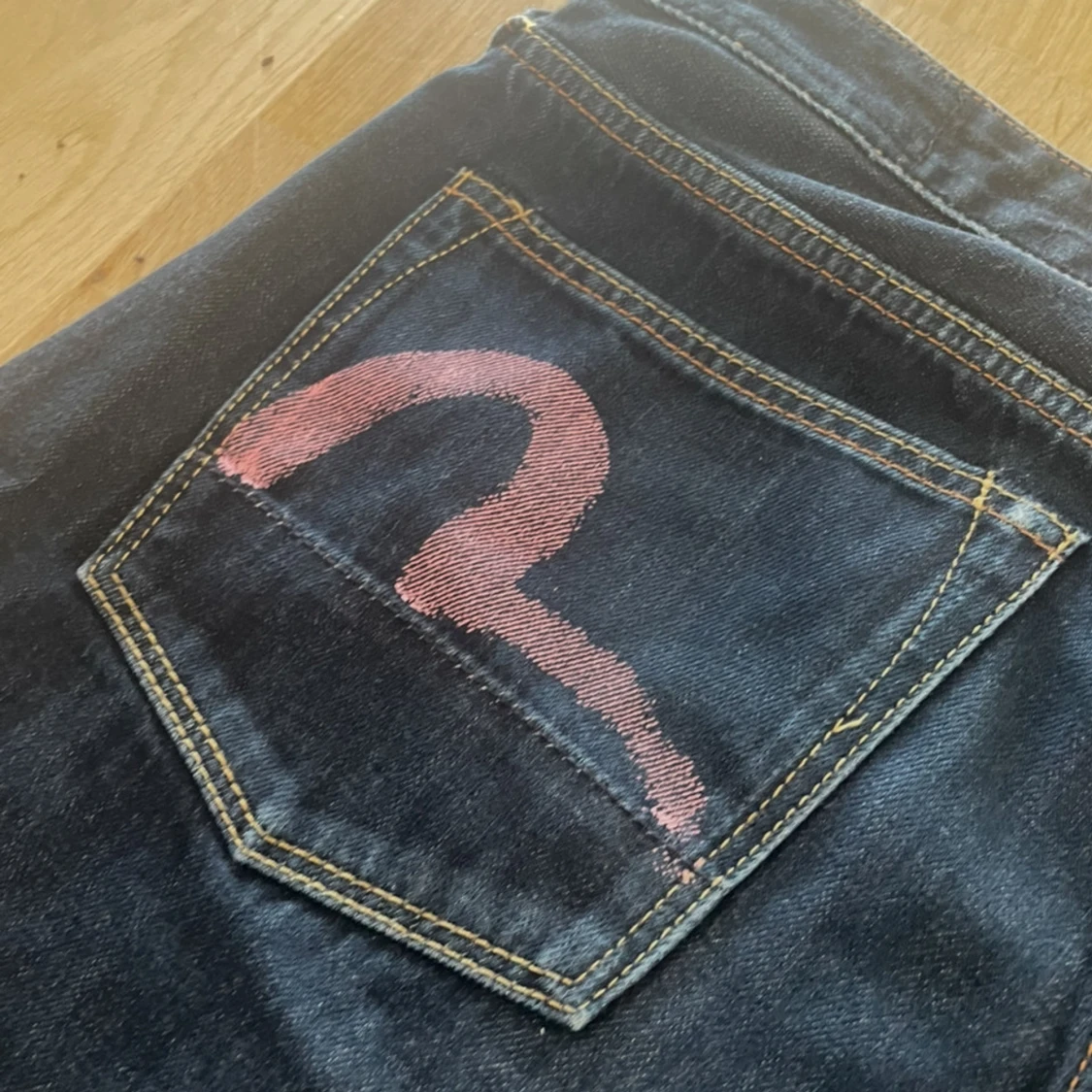 Evisu Jeans mörkblå, 33/34 - 1