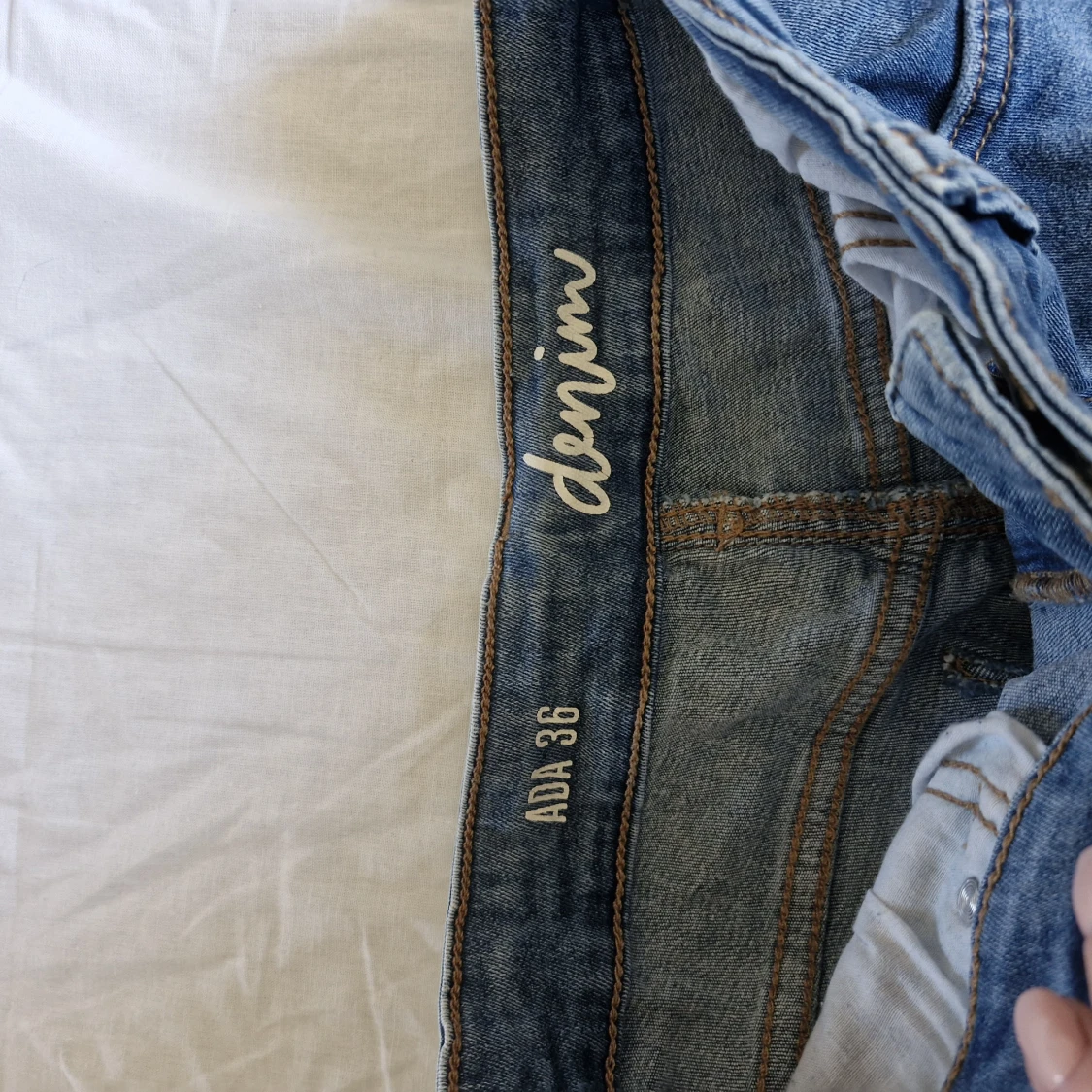 Blå skinny jeans från Ullared - 4