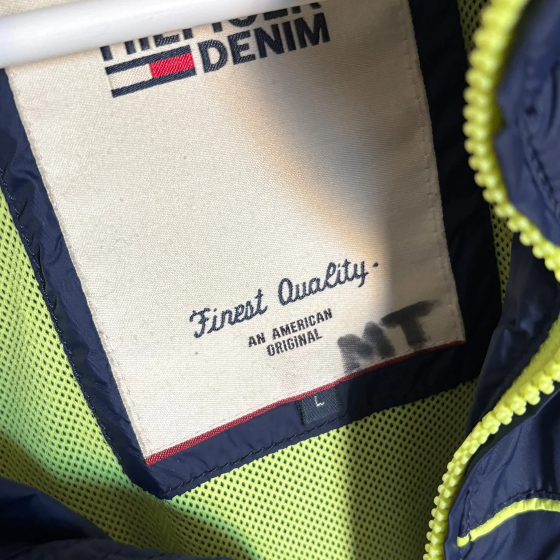 Blå vindjacka från Tommy Hilfiger Denim - 2