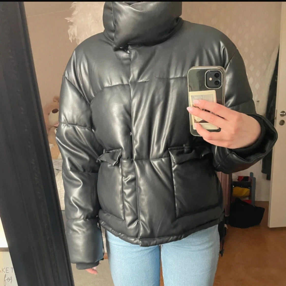 Svart pufferjacka från Missguided - 2