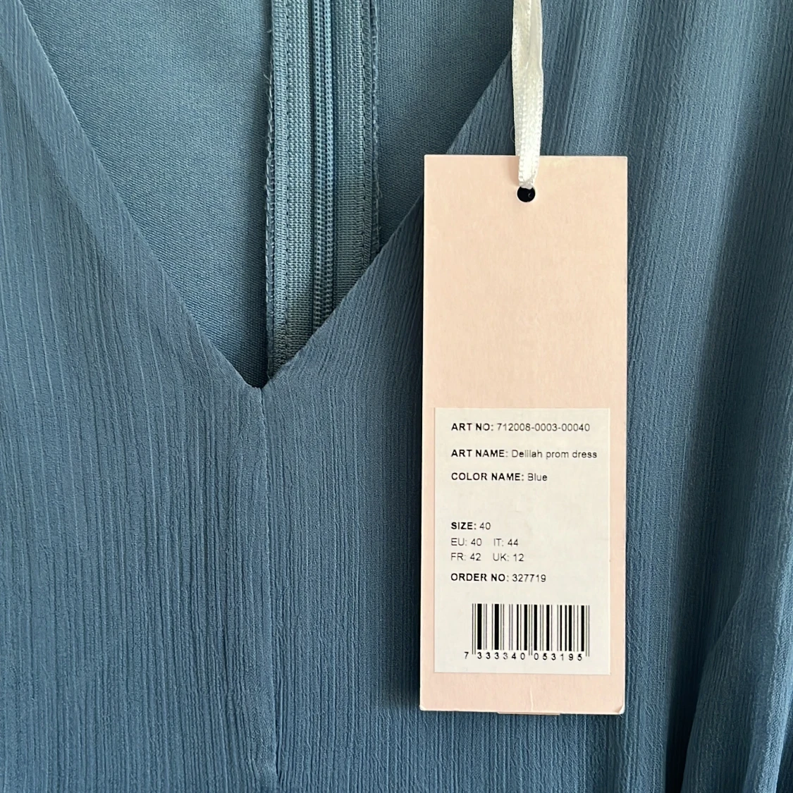 Blå långklänning - 2