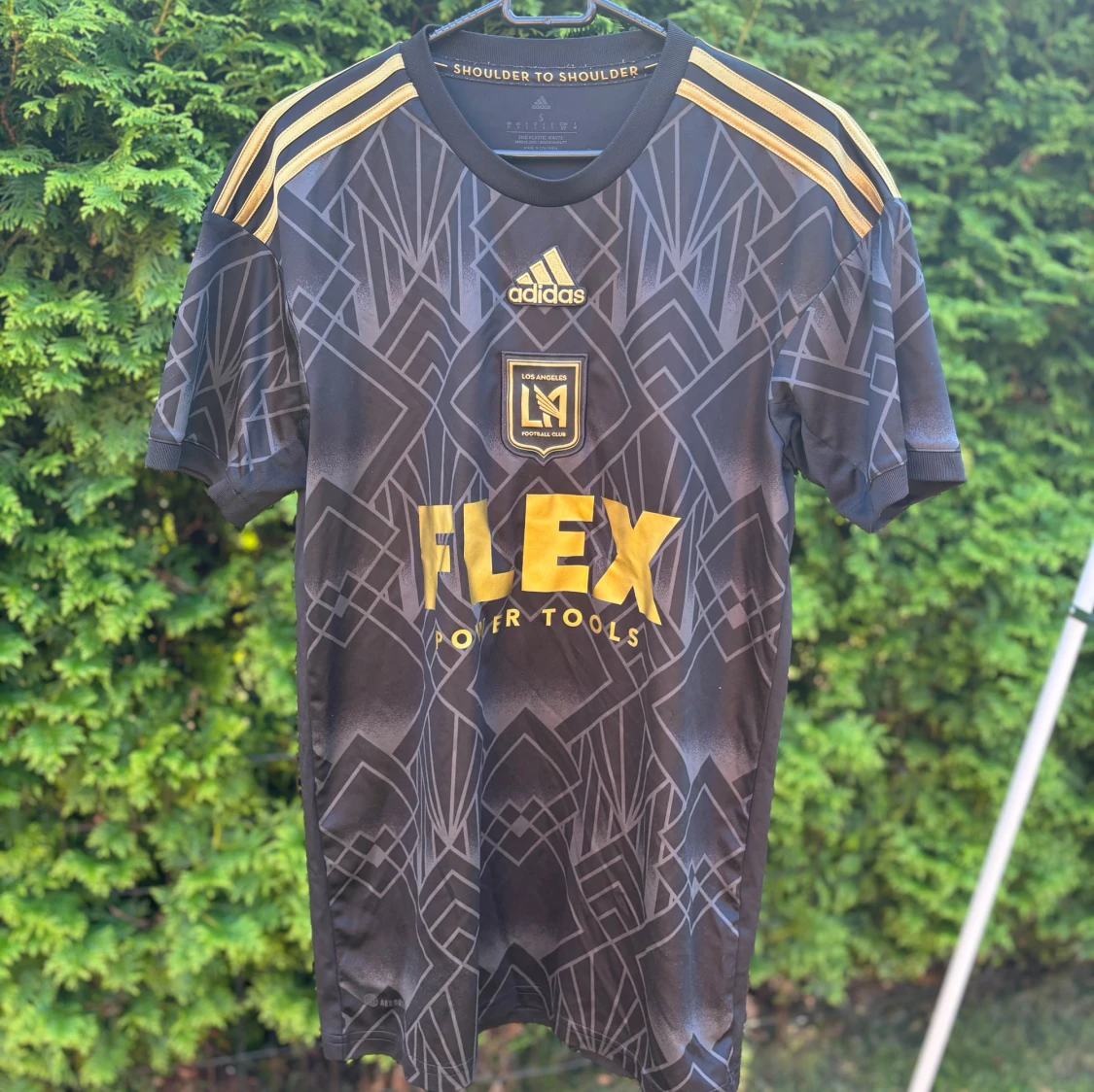 LAFC Adidas svart/guld matchtröja S