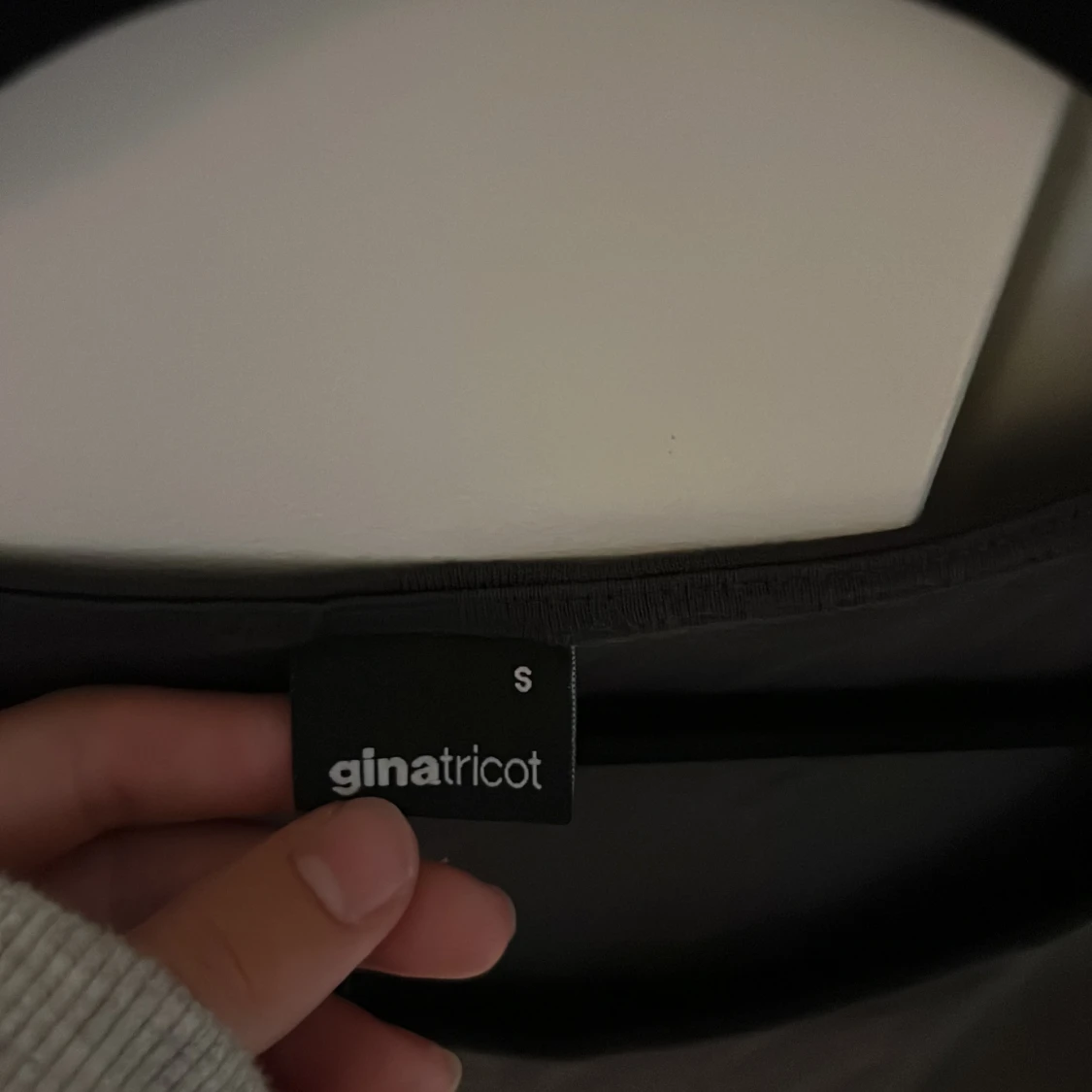 Svart långärmad topp Gina Tricot - 1