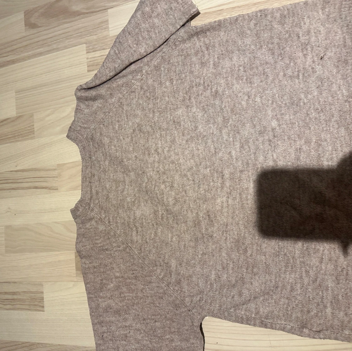 Beige stickad tröja från 157 - 2