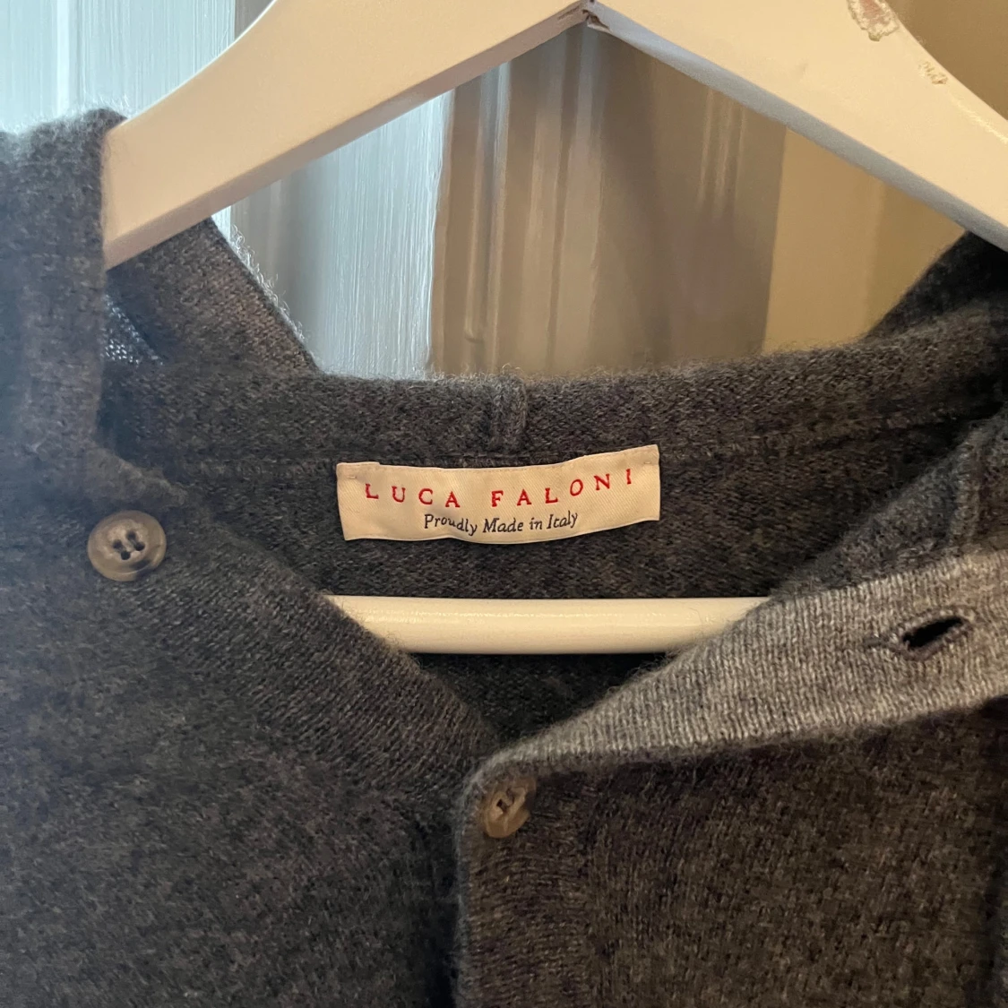 luca faloni kashmir hoodie - 1