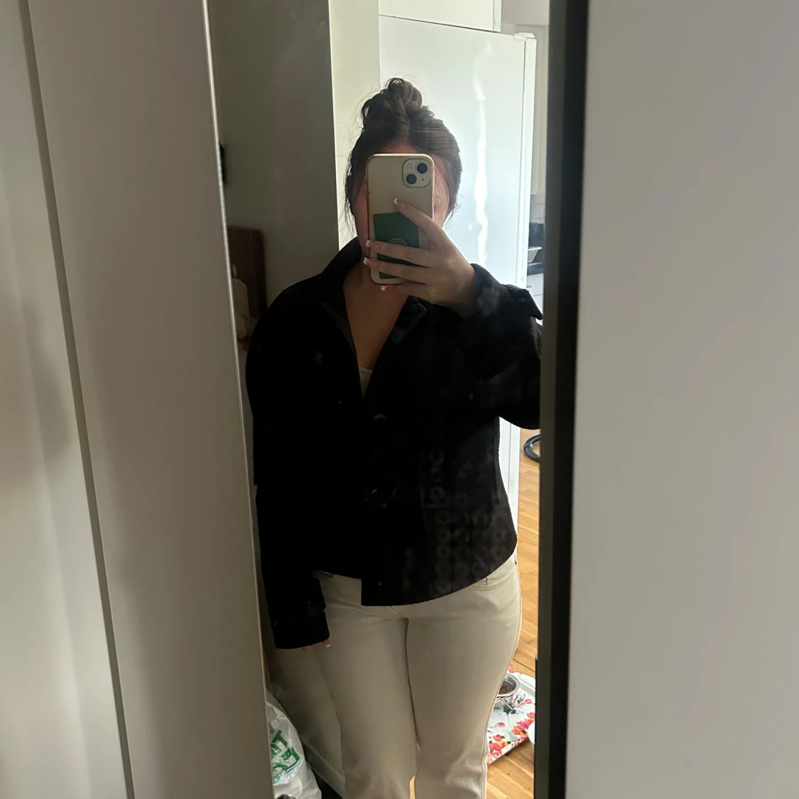 Svart ulljacka från 157, storlek M - 3