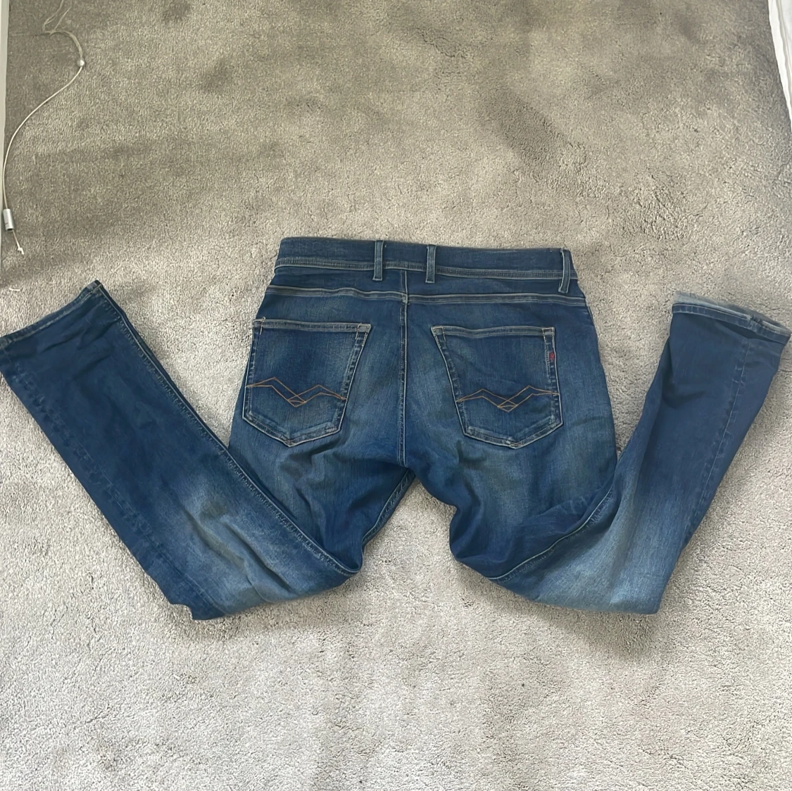 Blå jeansbyxor från Replay - 2