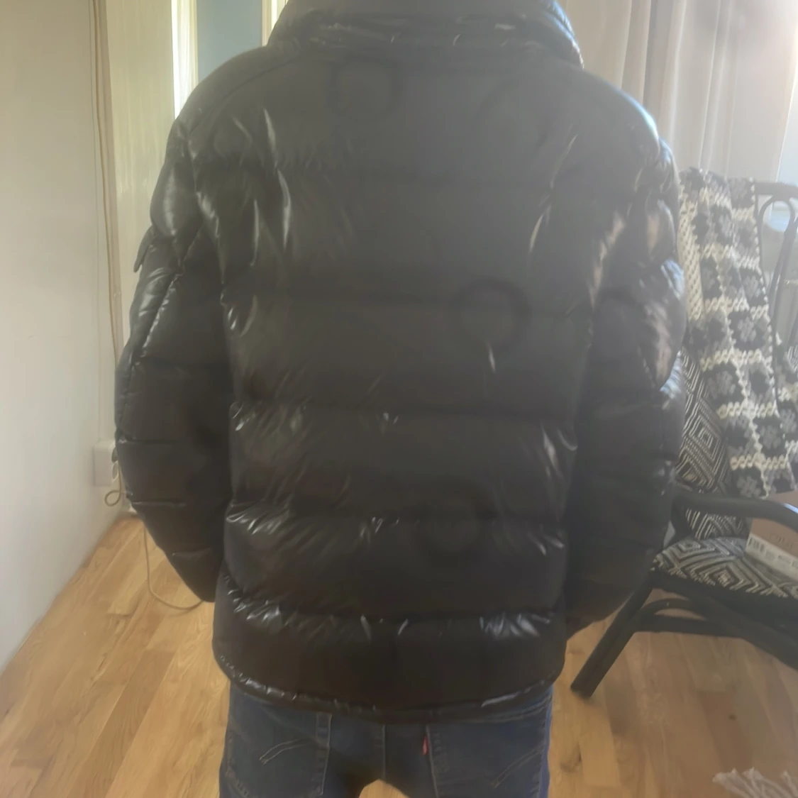 Svart dunjacka från Moncler - 4
