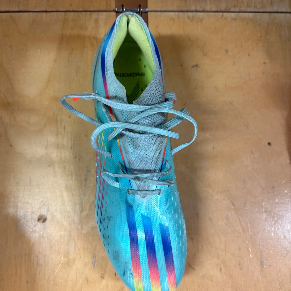 Blå fotbollsskor från Adidas - 4