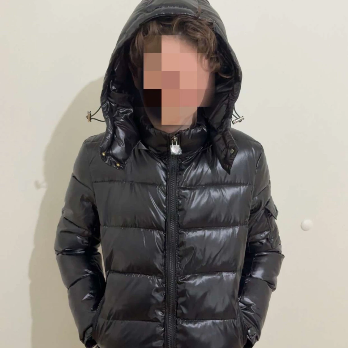 Svart dunjacka från Moncler - 2