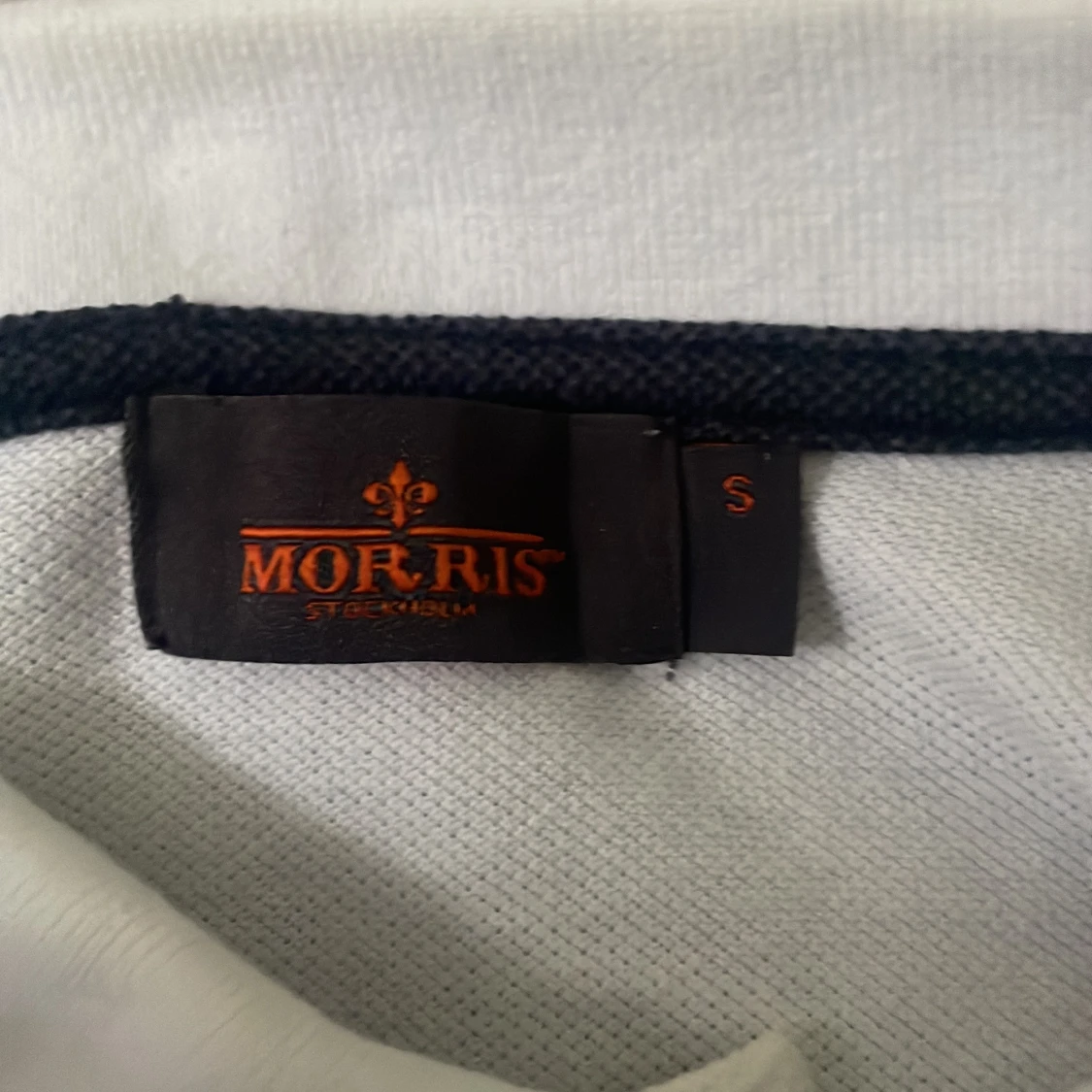 Vit pikétröja från Morris Stockholm - 1