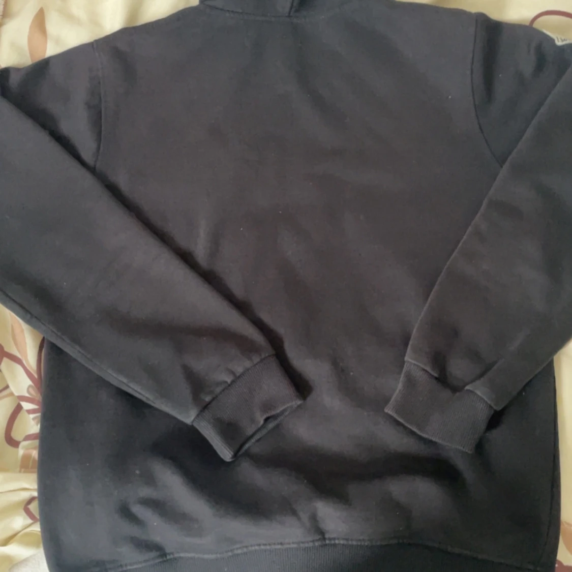 Svart Moncler hoodie med broderad logga - 1