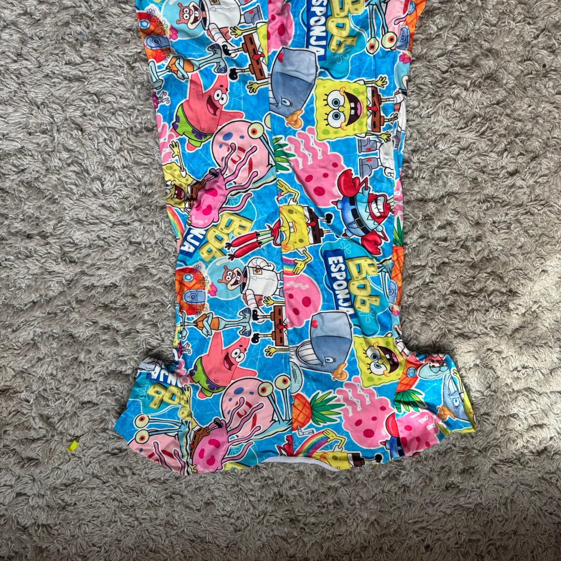 Färgglad Spongebob kortklänning - 1