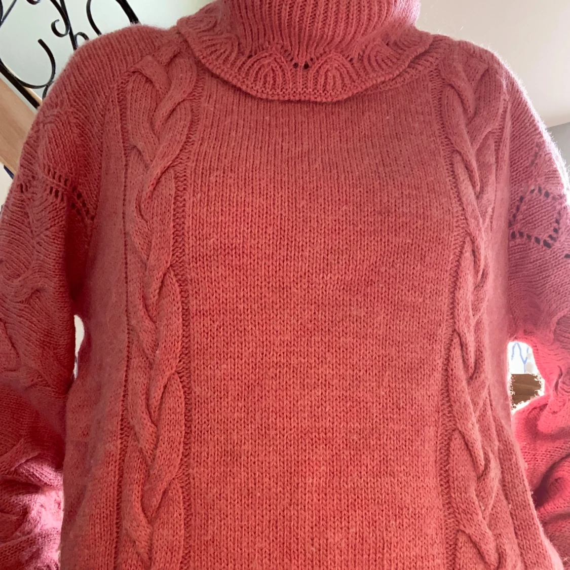 Stickad polo tröja - 90