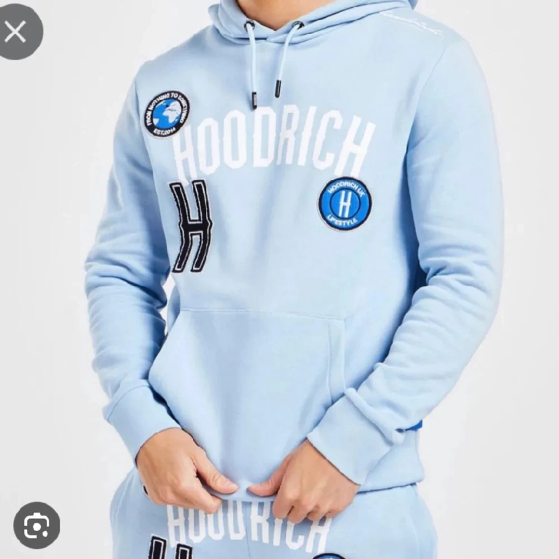 hoodrich hoodies (blå och röd)