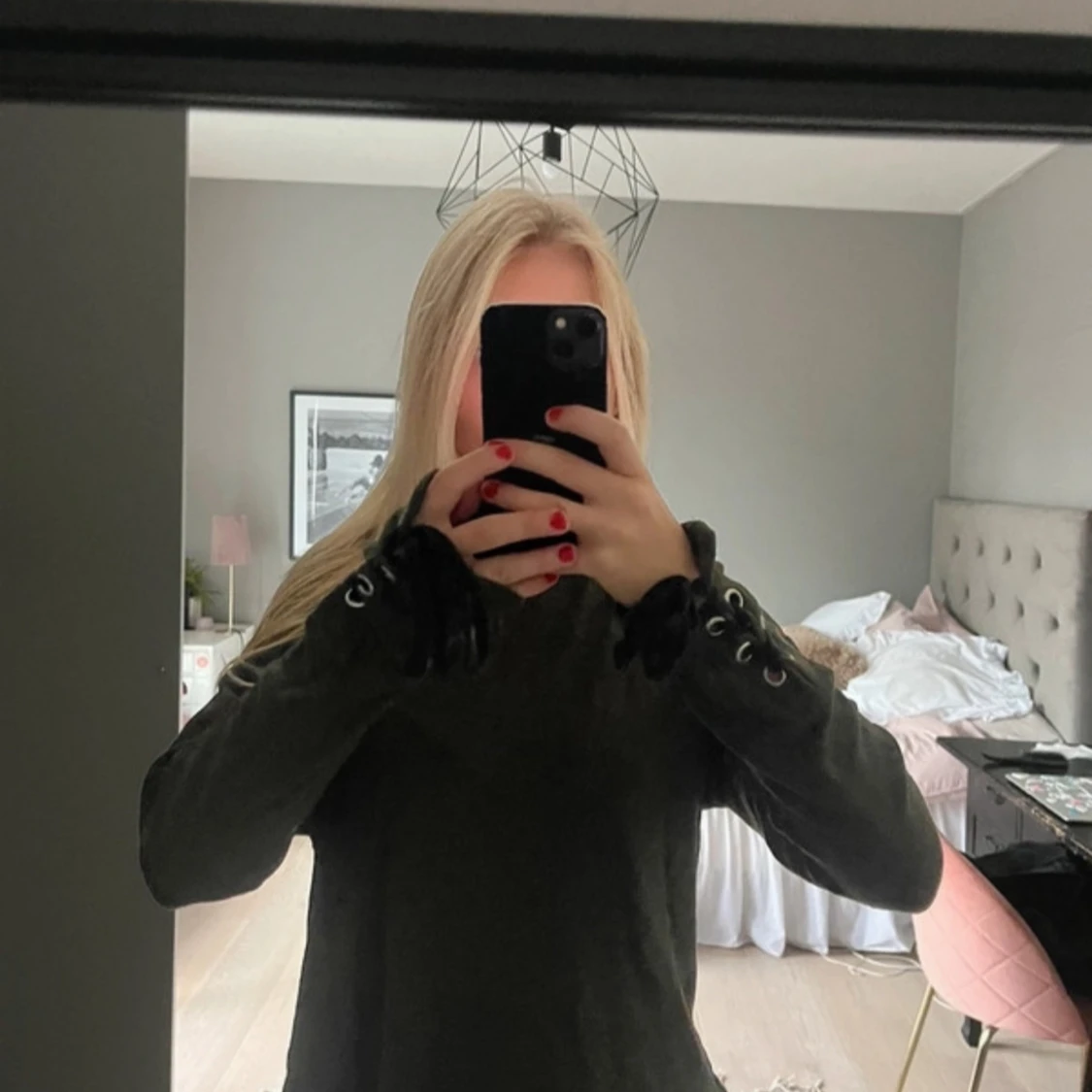 Tröja med knytningar 