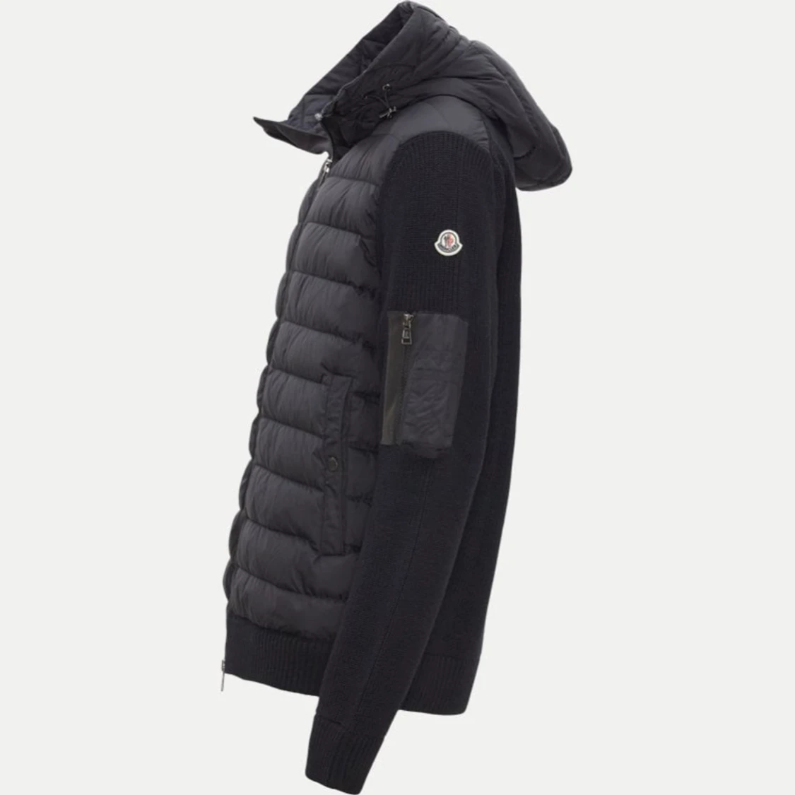Svart pufferjacka från Moncler