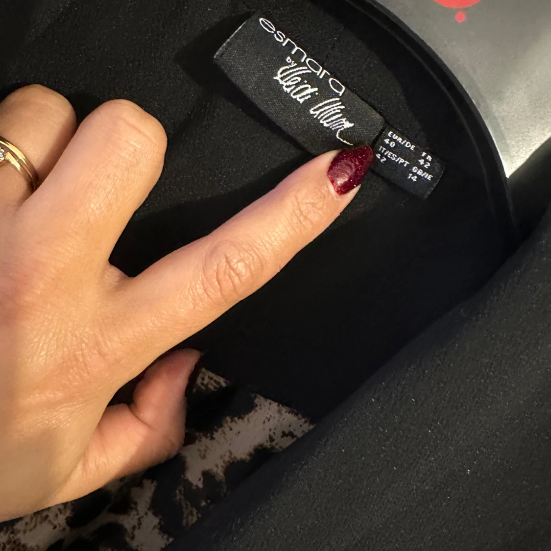 Svart kappa från Esmara - 91