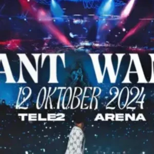 Antwan biljett  - Säljer en stabiljett främre raden  1000kr ny  Säljer för 700