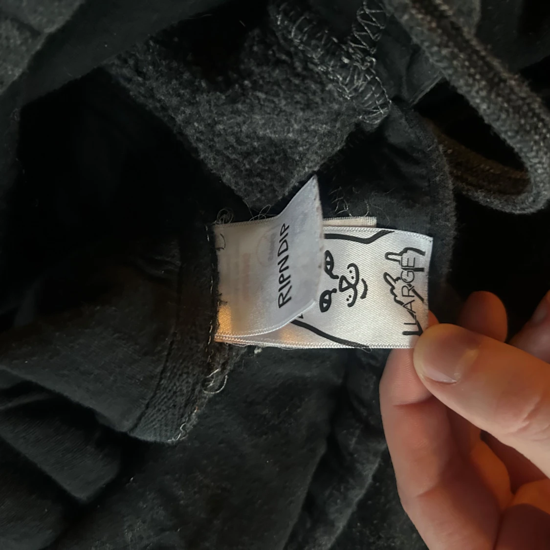 RIPNDIP hoodie med backprint - 2