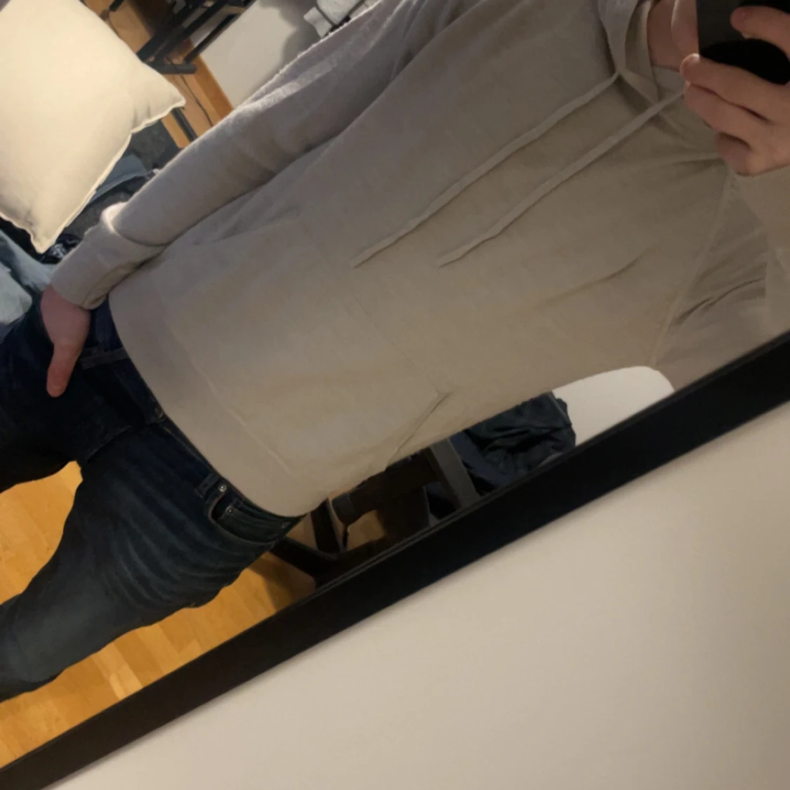 Beige hoodie från Bläck