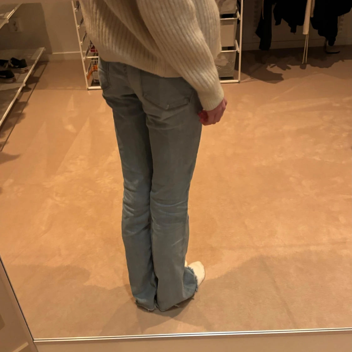 Lågmidjade bootcut jeans - 91