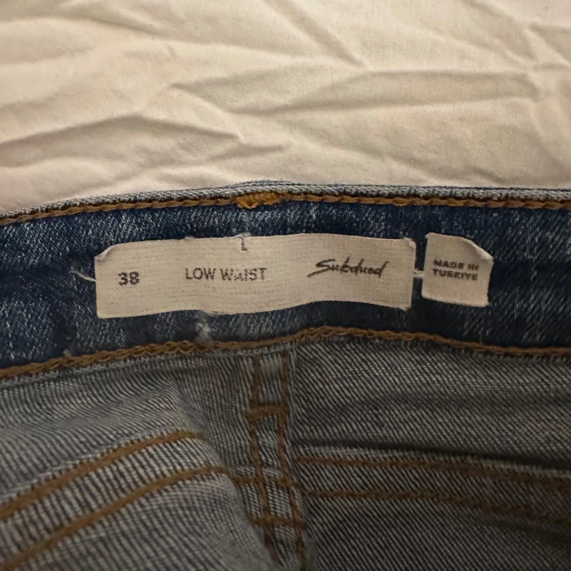 Lågmidjade Blå jeans med bootcut - 93