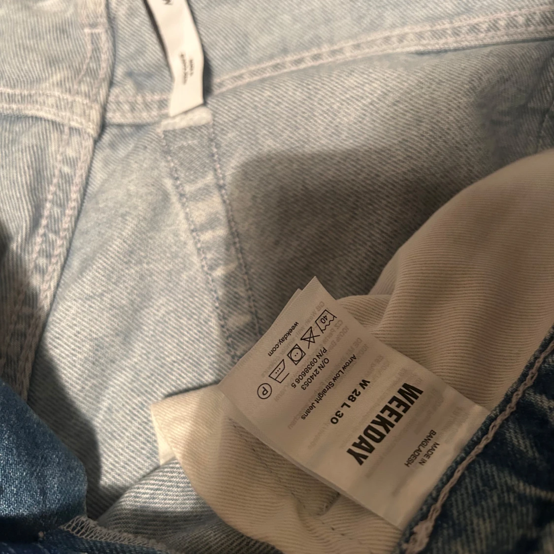 Ljusblå jeans från Weekday - 91