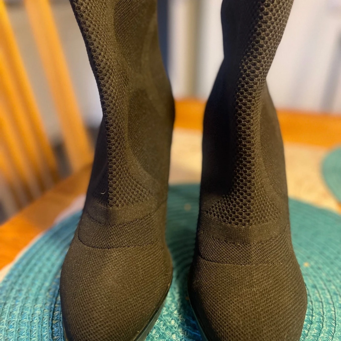 Svarta boots med klack - 4