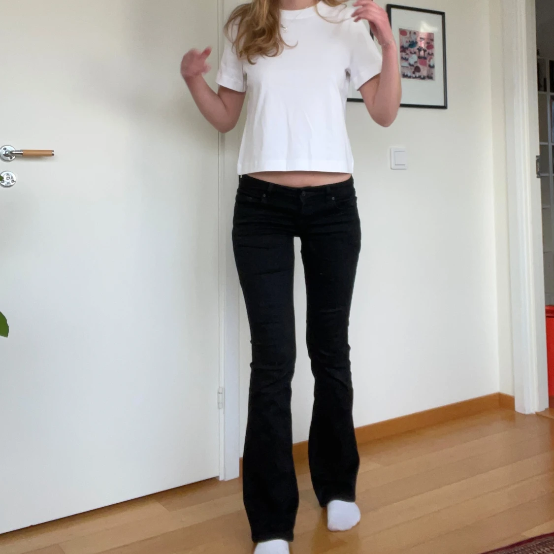 Lågmidjade jeans