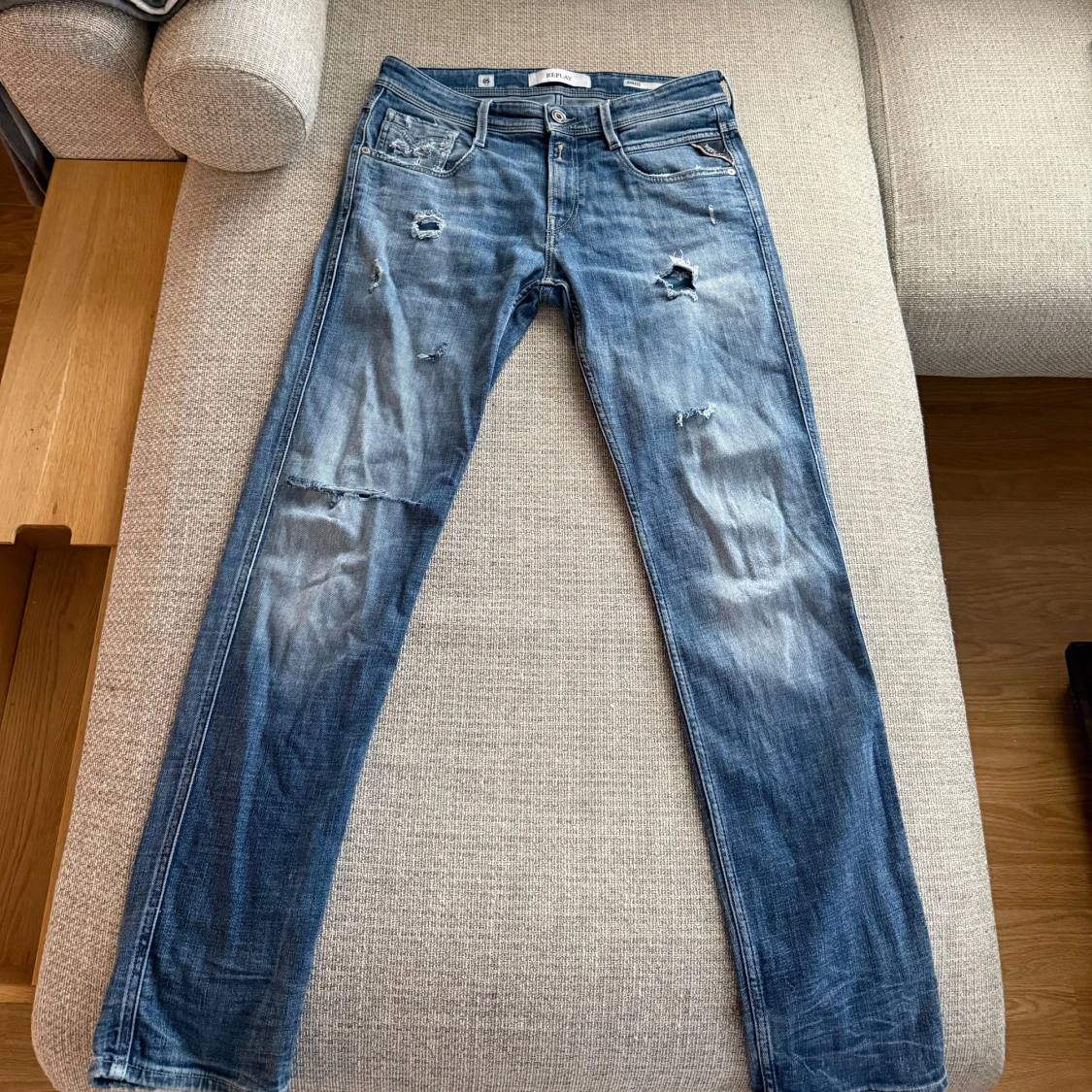 Blå jeans från Replay