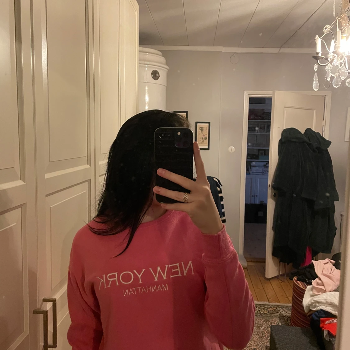 Rosa tröja från Amisu