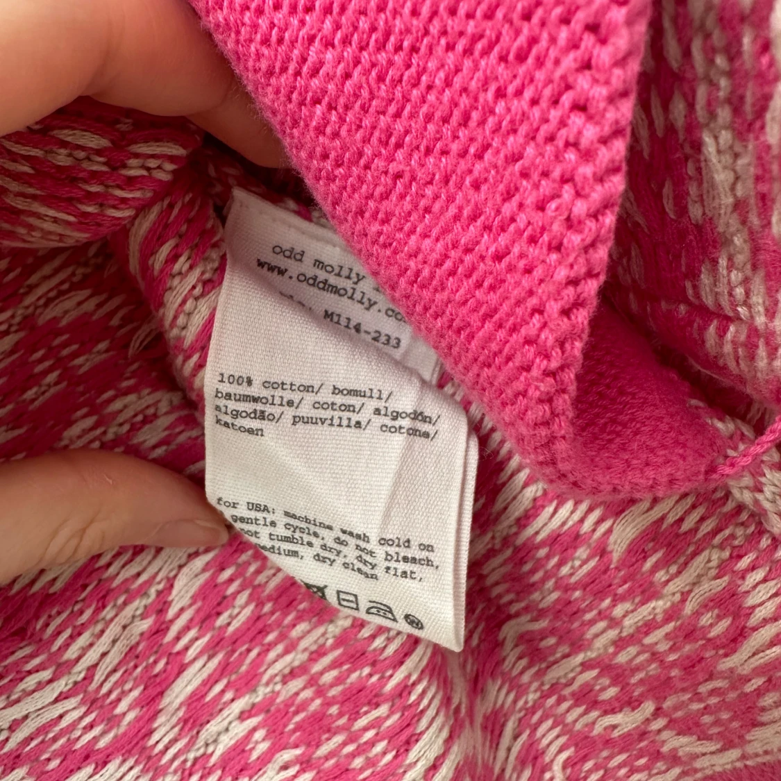 Rosa mönstrad jacka från Odd Molly - 93