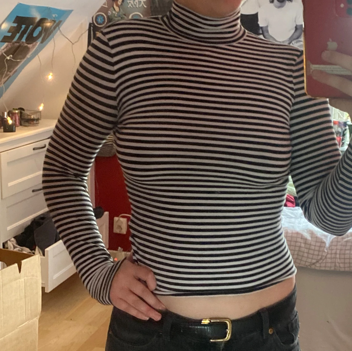 Randig polotröja - 91