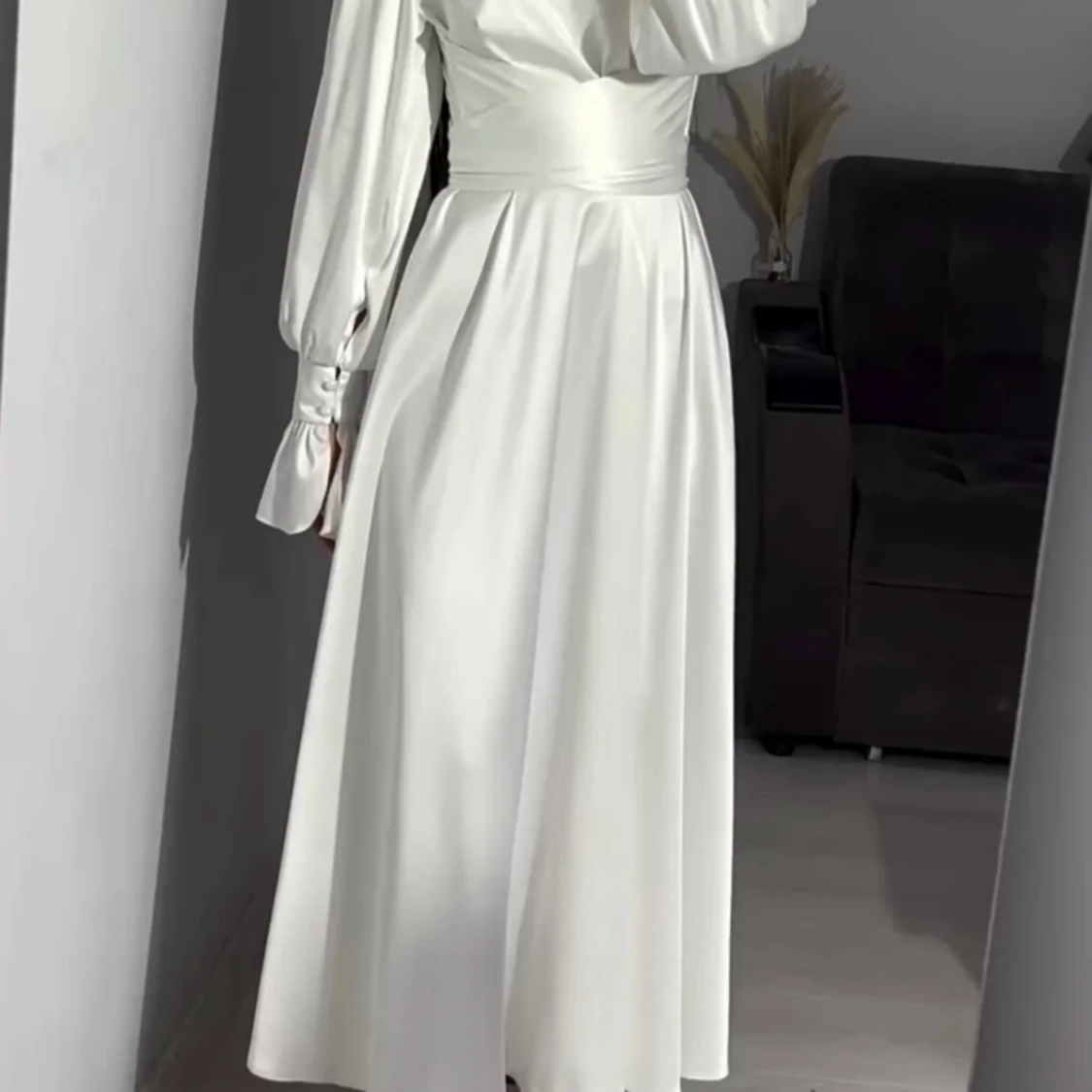 Vit klänning