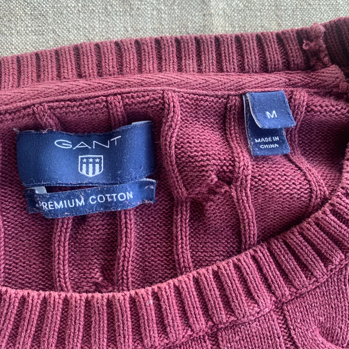 Gant vinröd tröja - 90