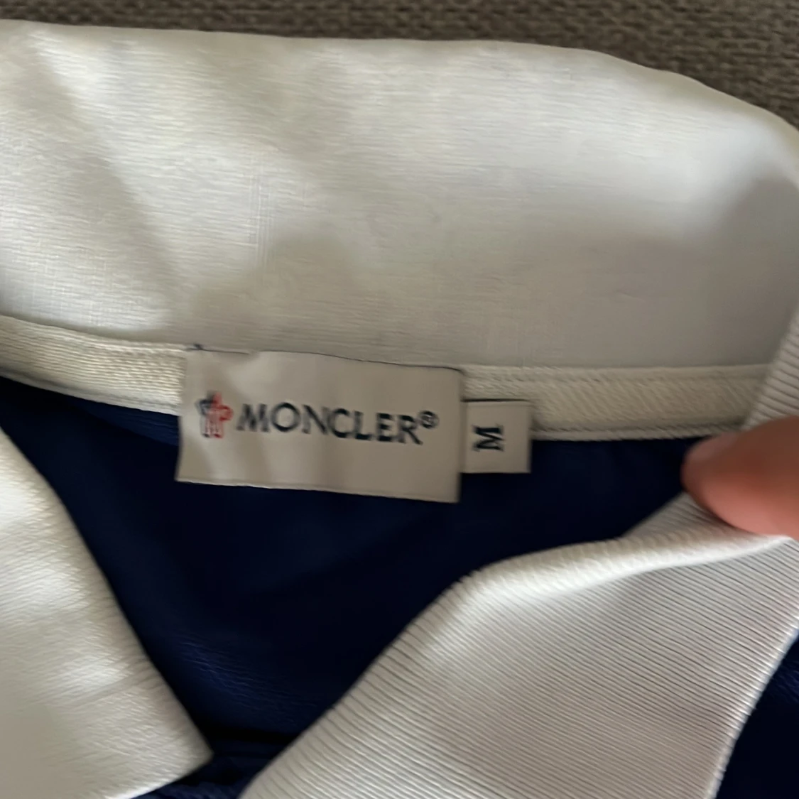 Moncler piké blå - 91
