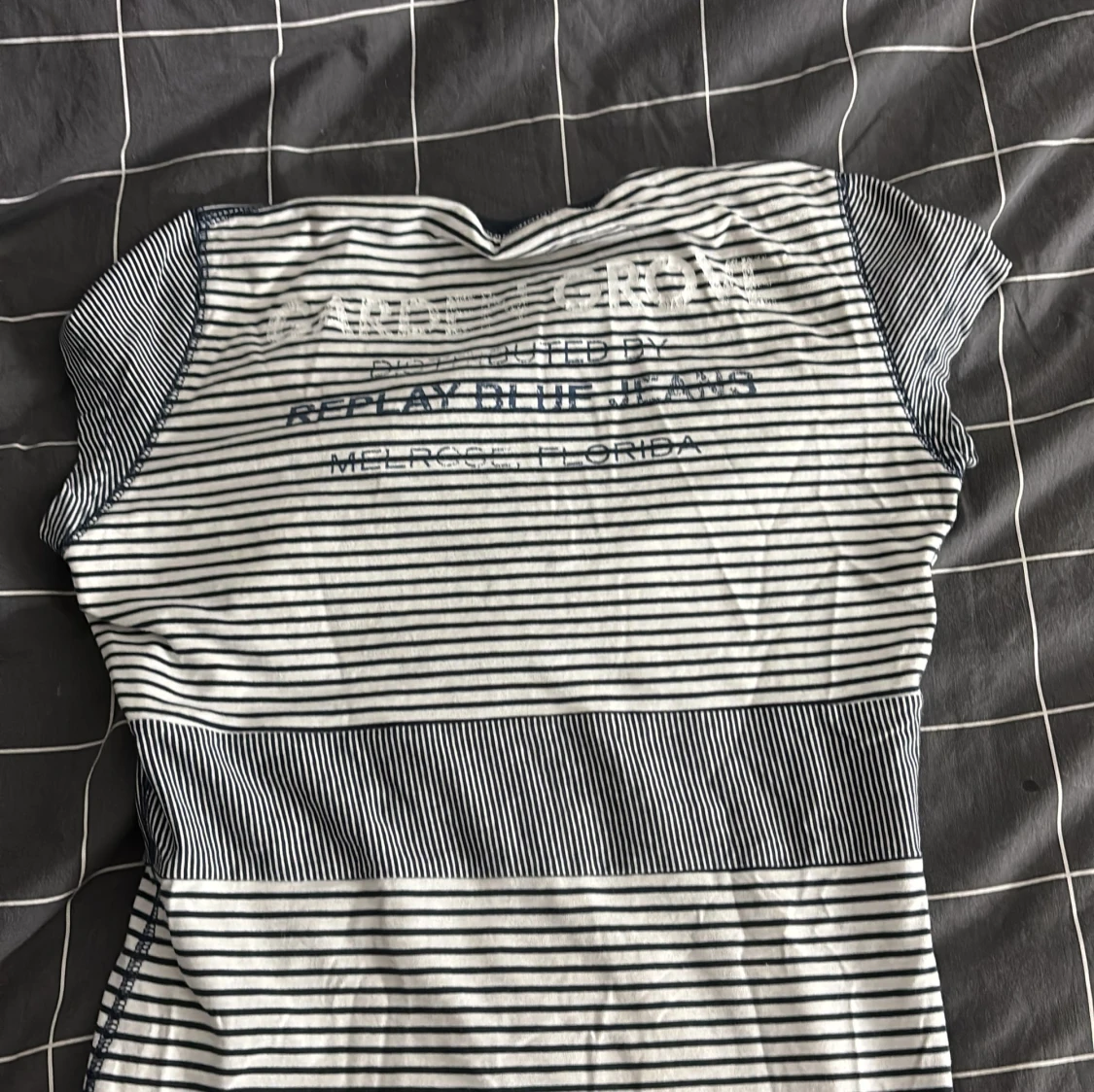 Randig kortärmad topp från Replay - 1