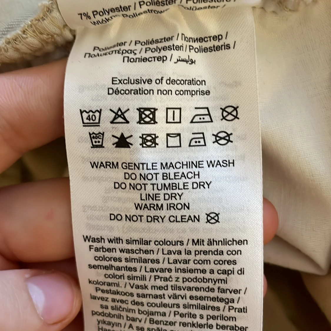 Beige cargobyxor från Guppy - 4