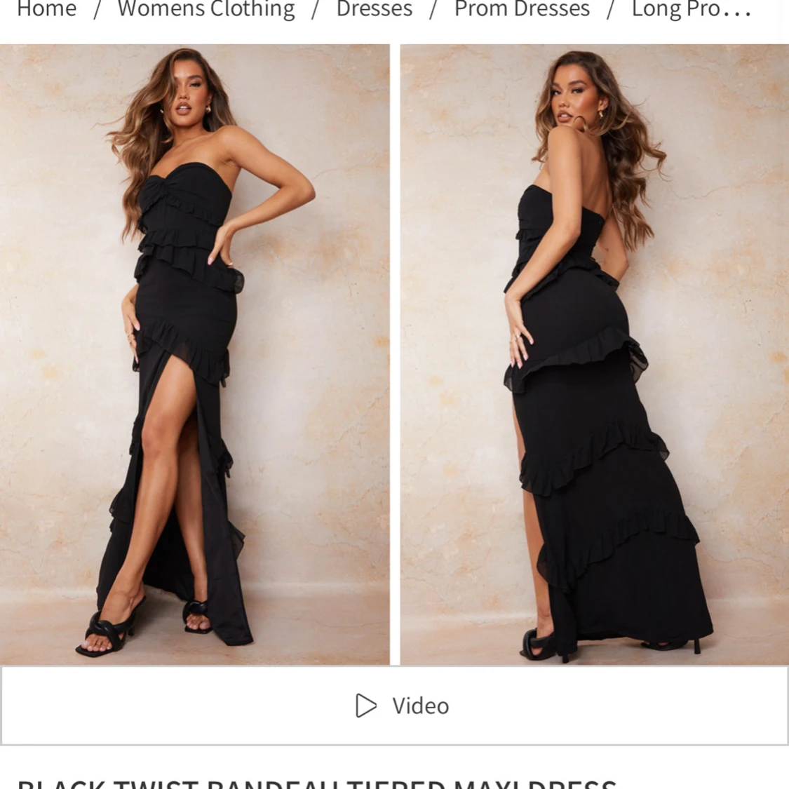 Svart balklänning  - 1