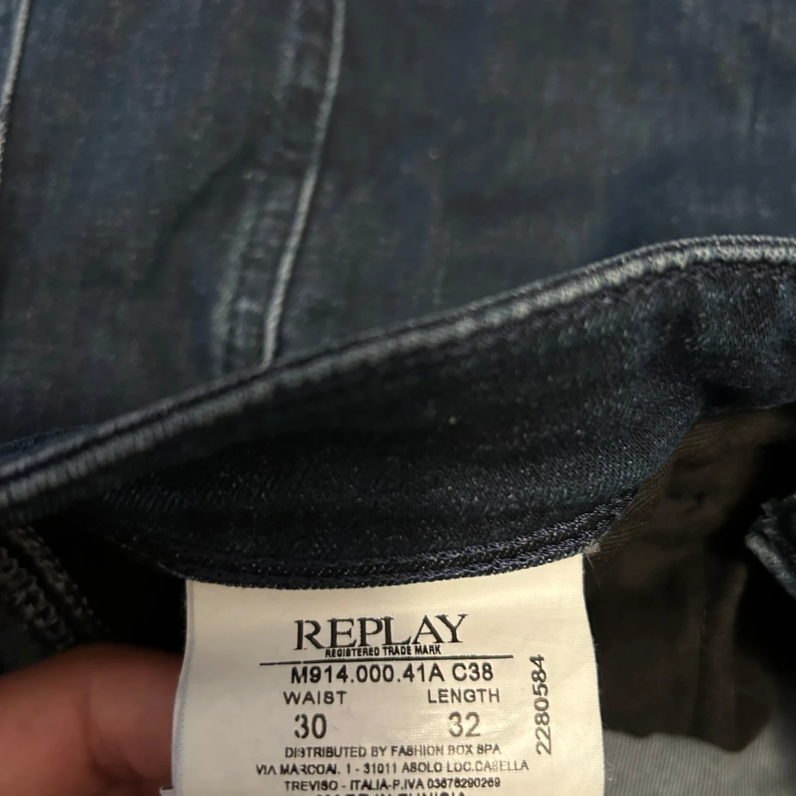 Mörkblå jeans från Replay - 3