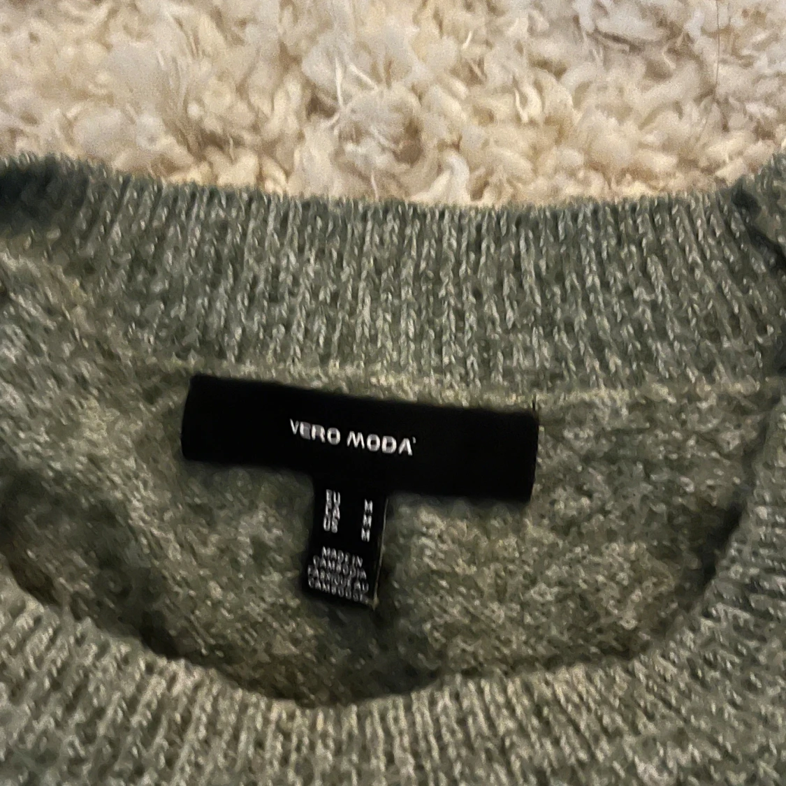 Grön stickad tröja från Vero Moda - 3