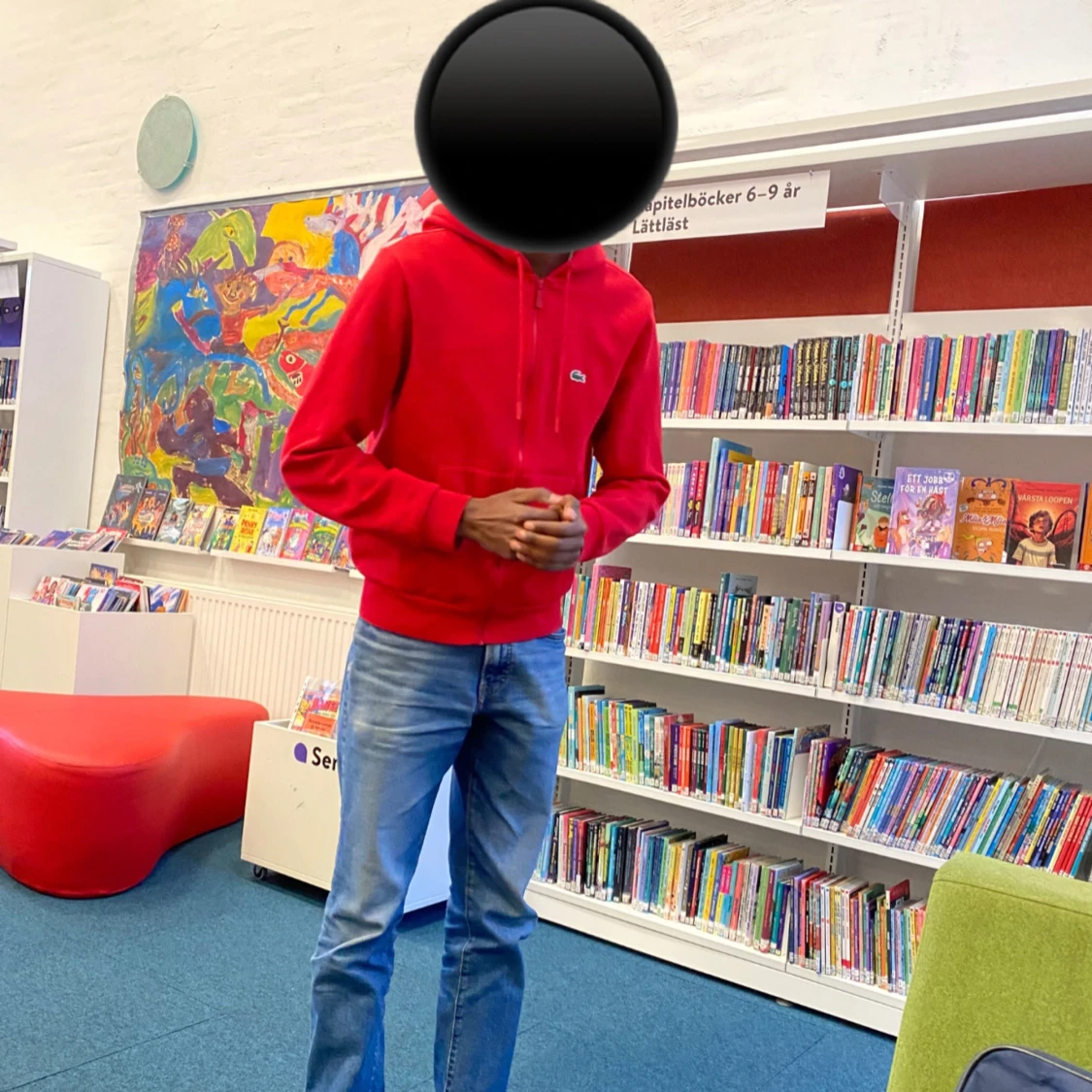 Lacoste Hoodie Röd - 2