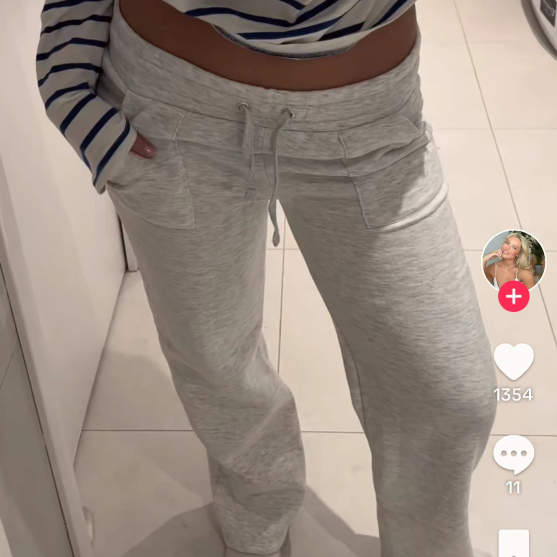 Grå mjukisbyxor - 1