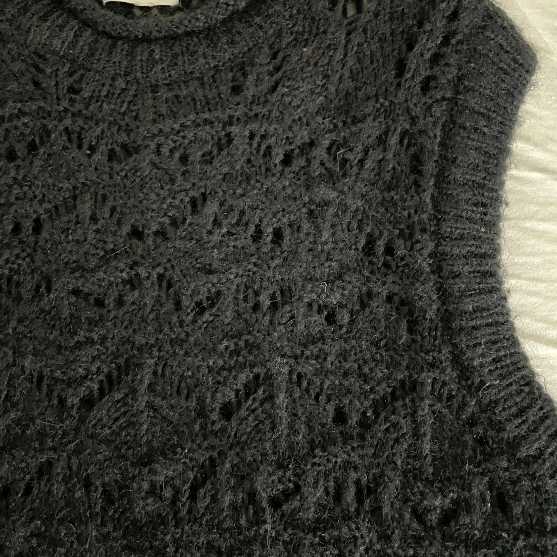 Svart stickad tröja från Object - 3