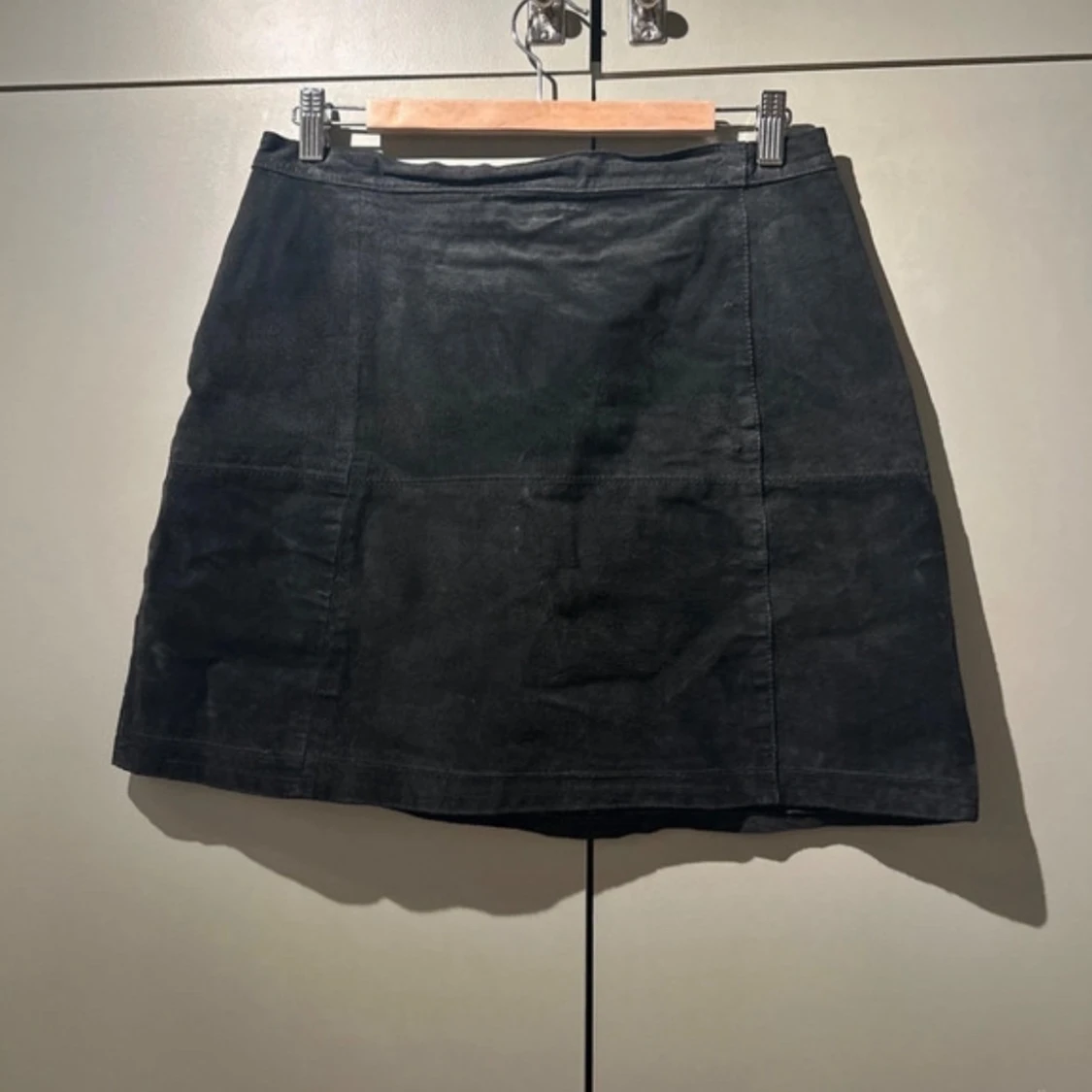 Vintage Svart mockakjol - 90