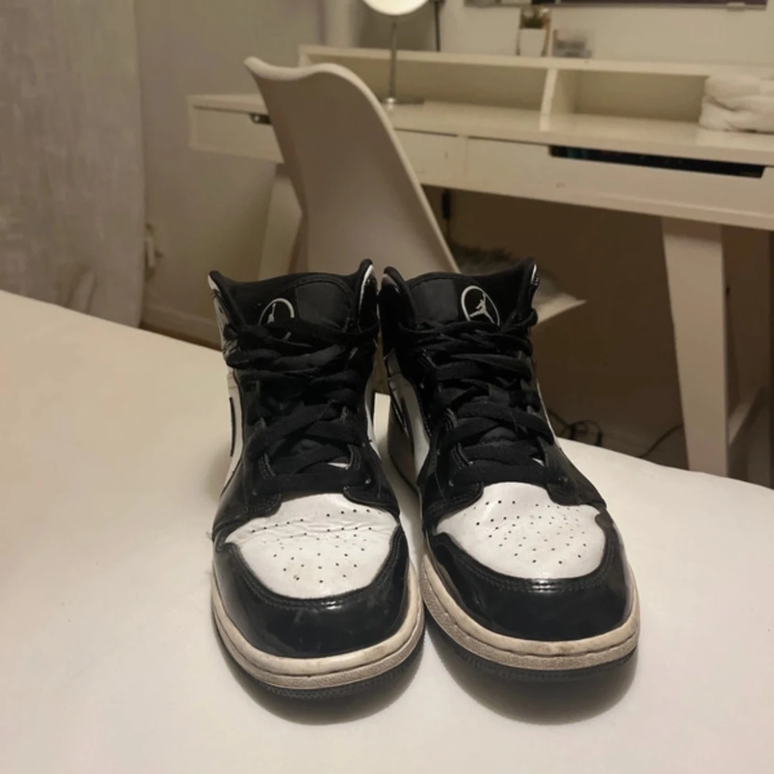 Svartvita Nike Air Jordans - 91