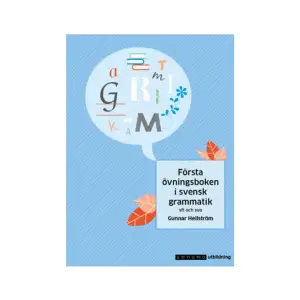 Den reviderade upplagan av Första övningsboken i svensk grammatik är avsedd för elever i sfi, sva och svenska som främmande språk. Boken passar också för självstudier och vid repetition på egen hand. För att underlätta för självstudier finns nu facit längst bak i boken. I Första övningsboken gås mönster och regelbundenheter inom grammatik och semantik igenom grundligt och regler och kommentarer är kortfattade precis som i första upplagan. De olika momenten i boken har en traditionell indelning, vilket gör det lätt att hitta i den. Inom varje moment finns en given progression.    Format Häftad   Omfång 200 sidor   Språk Svenska   Förlag Sanoma Utbildning   Utgivningsdatum 2020-08-10   ISBN 9789152358252  